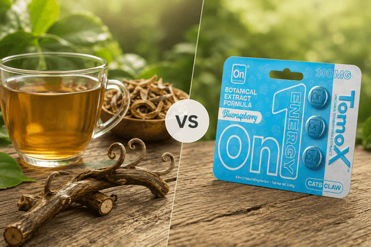 cat's claw tea vs tablets